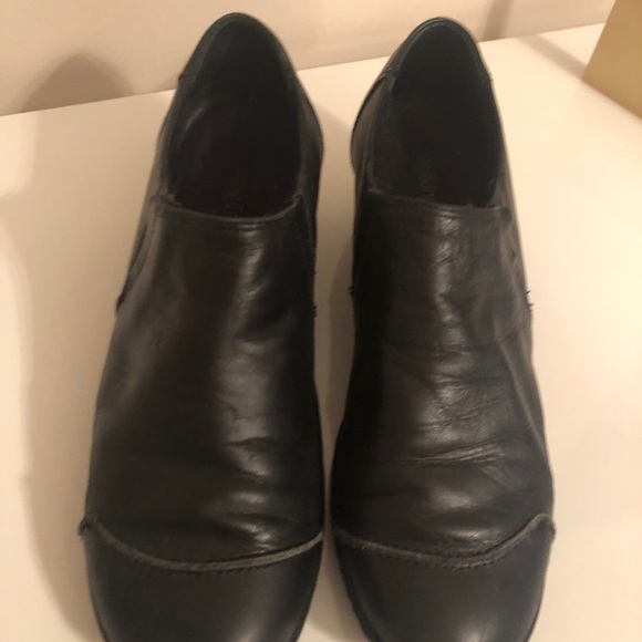 WALKING Cradles leather Black Round Toe Shoes size 7 - Picture 15 of 15